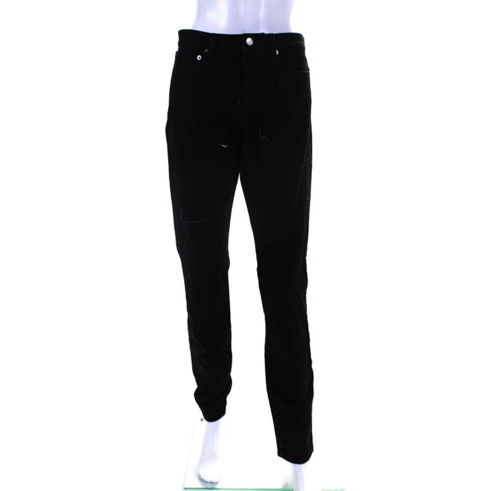 Shadow Lion Womens Mid Rise Skinny Jeans Denim Pants Black Size 8